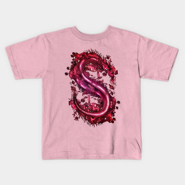 S - Letter Kids T-Shirt by VeronicaLux